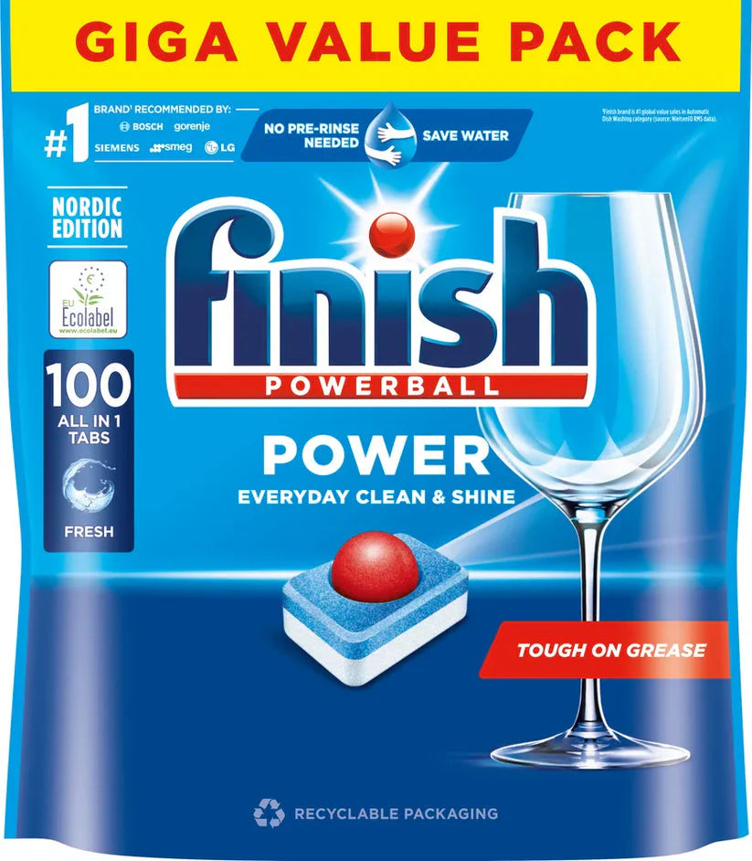 Finish Power AiO Disktabletter 100-p