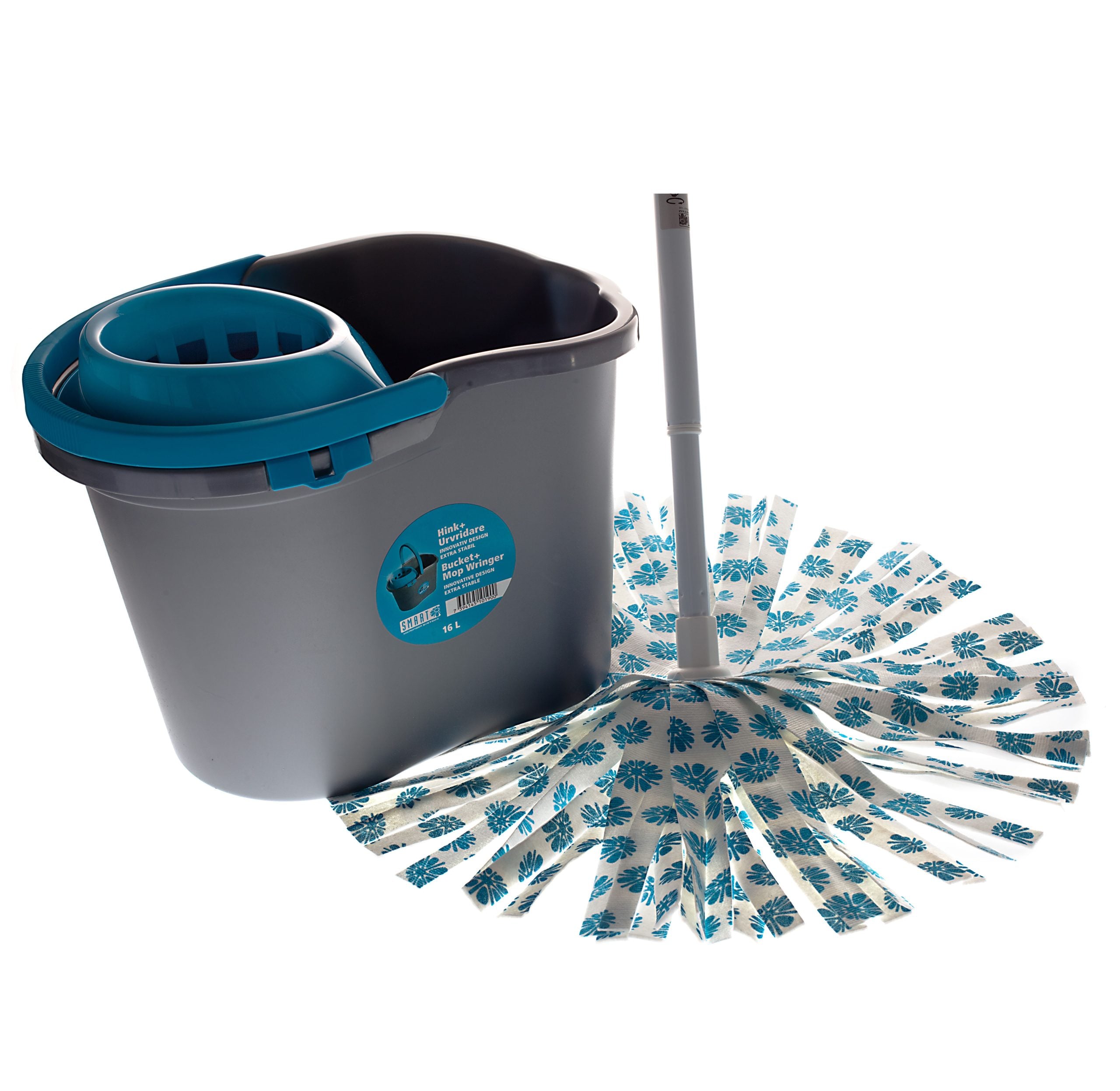 Smart Microfiber- Hink med urvridare 16 liter