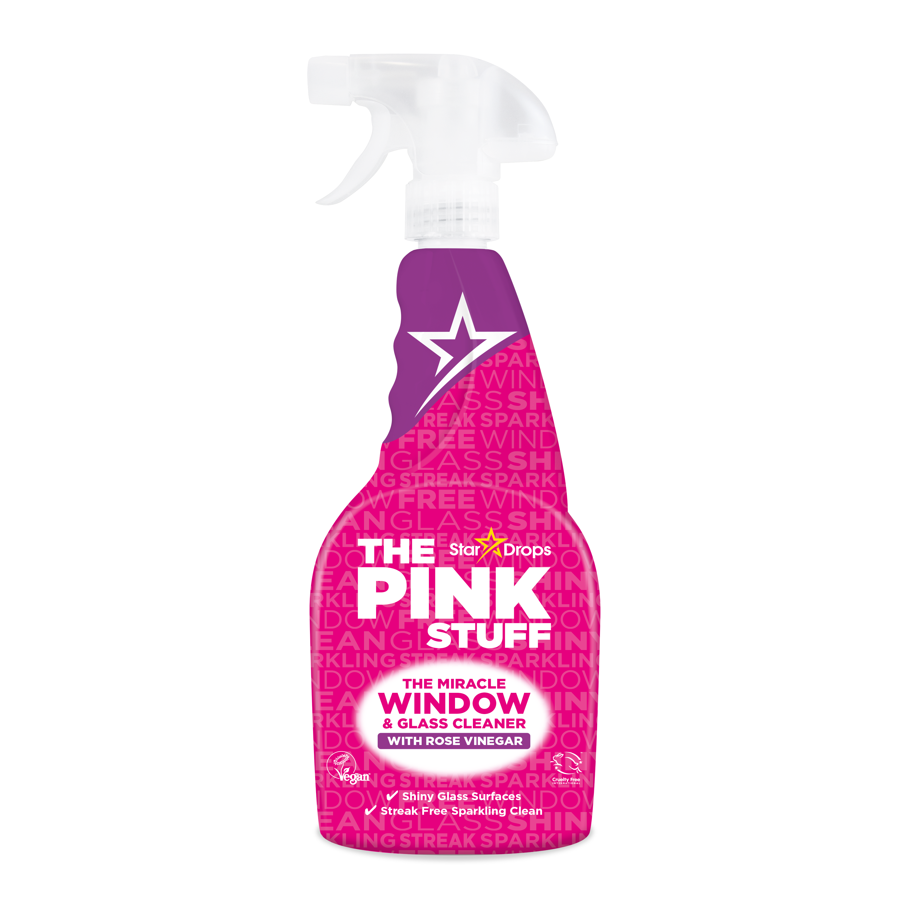 The Pink Stuff Rose Vinegar Window 750ml