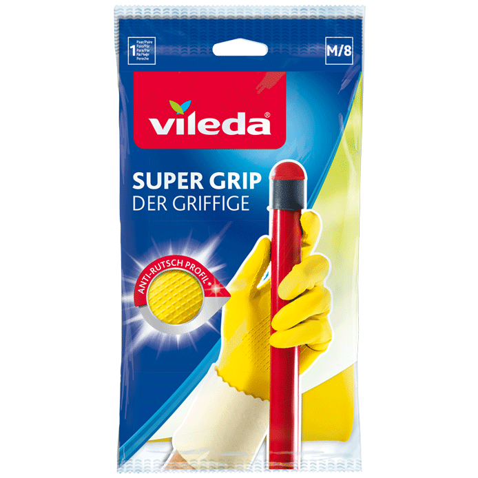 Vileda Supergrip – gummihandskar med grepp